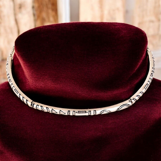 Voylla Aztec Bar Tribal Inspired Choker Necklace