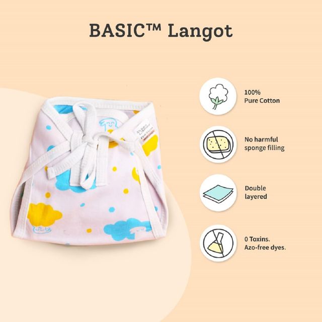 SuperBottoms Dry Feel Langot Gift Box for 0-9M | First love baby bliss box For 0-9M