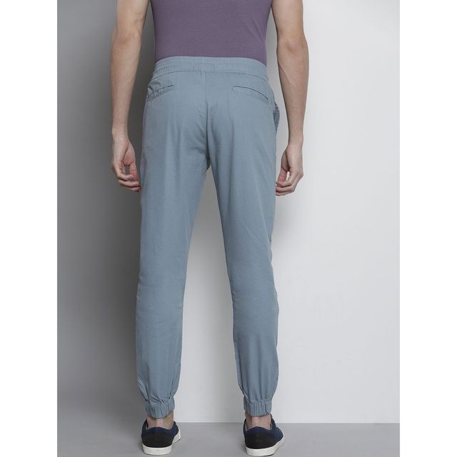 The Indian Garage Co Men Casual Slim Stone Blue Regular Jogger 30 | 0822-Rpstpjog-8