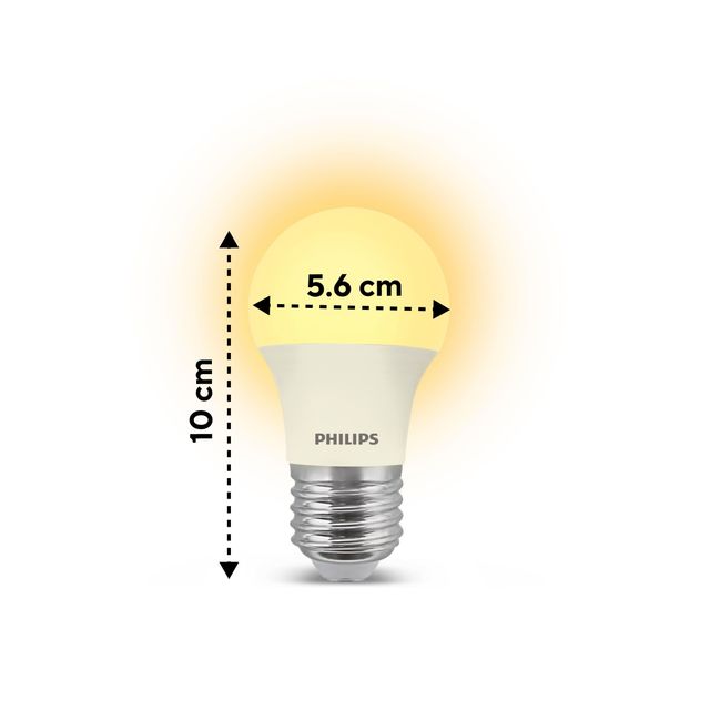 Philips Ace Saver | E27 Holder | 9 W Led Bulb, Holder Type - | (Spiral) Golden Yellow