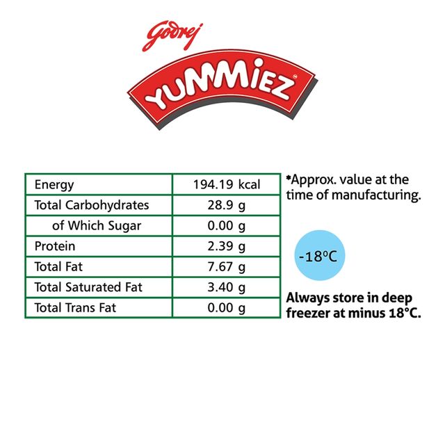 Godrej Yummiez Cheese Corn Nuggets 400 gms X 2 Combo