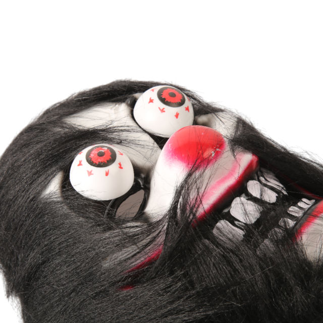 Festvista Halloween Black Ghost Facemask