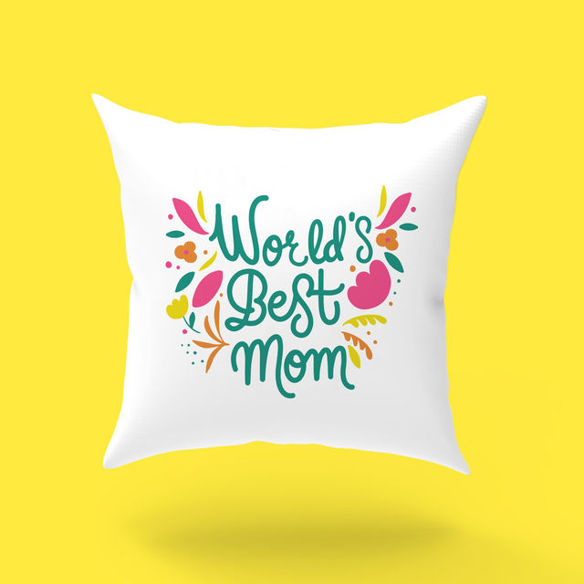 Happy Mail World's Best Mom Ever Cushion Cover