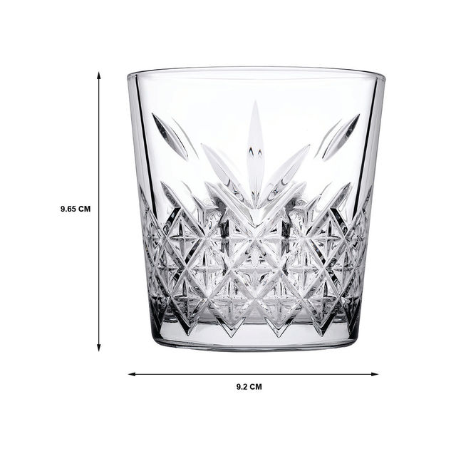 BAY6 Imported Whisky Glass Set - 355 ml - (2pc)