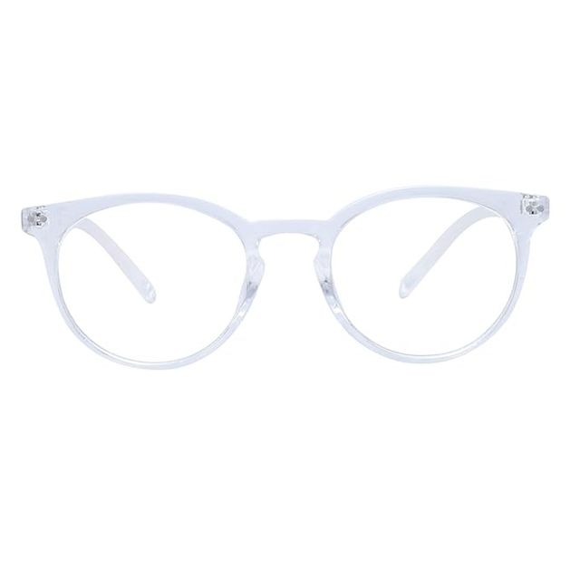 Peter Jones Unisex Computer Glasses | Crystal Transparent - M