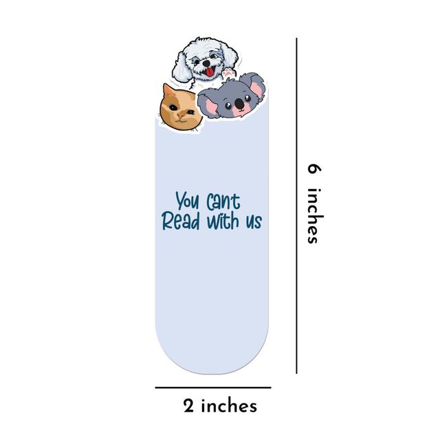 Mad Over Print Cute Bookmarker (Set Of 4)