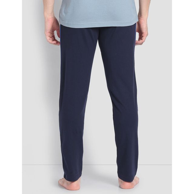 U.S. Polo Assn. Solid LR001 Lounge Track Pants - Pack Of 1 | Blue | M