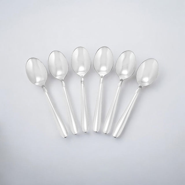 Vinayak Stainless Steel Dessert Stainless Steel Spoon Set (6 Units)
