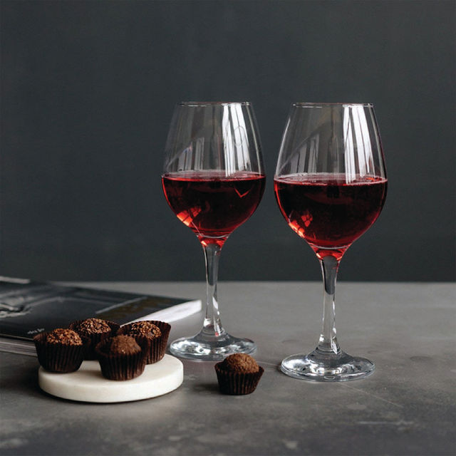 BAY6 Imported Red Wine Glass Set - 460 ml - (2pc)