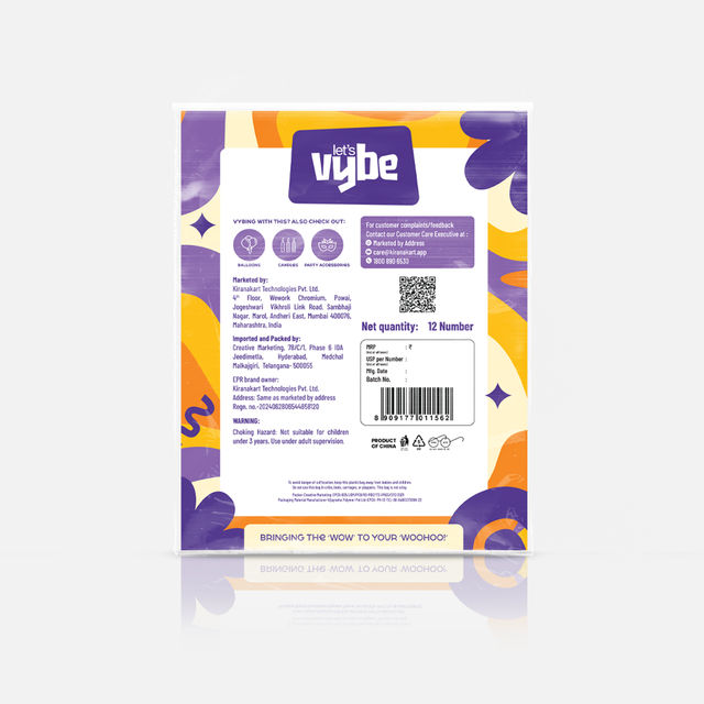 Let's Vybe Butterfly Decoration Kit