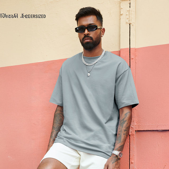 The Souled Store Men's Solids Oversized T-shirt - Buy at ₹656