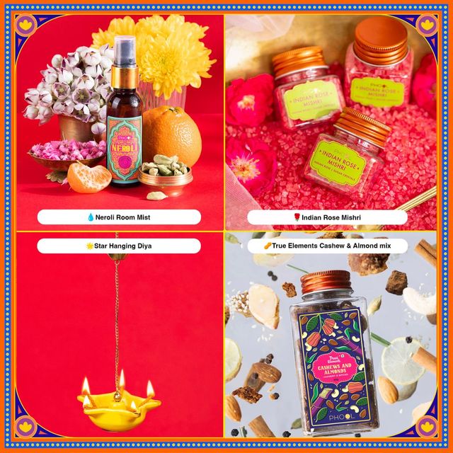 Phool Ashta Lakshmi Collection - 16 Inclusions Diwali Gift Box