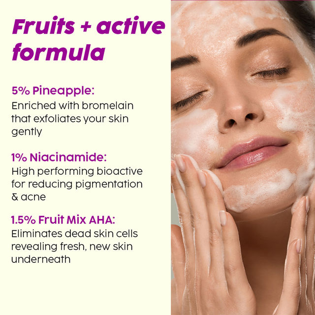 Plix Pineapple Juicy Cleanser with Niacinamide for De-pigmentation