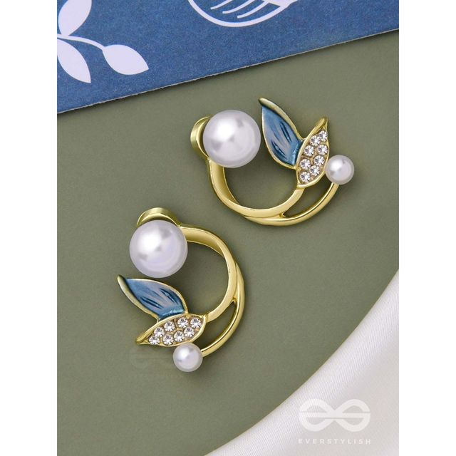 Everstylish The Leafy Miracle - Golden Studs