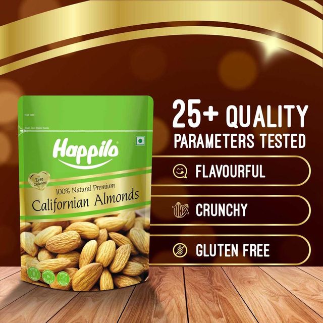 Happilo 100% Natural Premium Californian Almonds