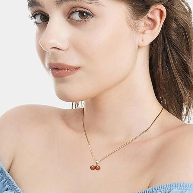アクセサリー 18K 5.9 grams 18cm with charms Enamel Charms Set with Lobster Clasp – Gold Plated Decorative