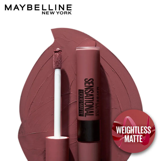 Maybelline New York Sensational Liquid Lipstick - NU07 Get Undressed | Paraben Free