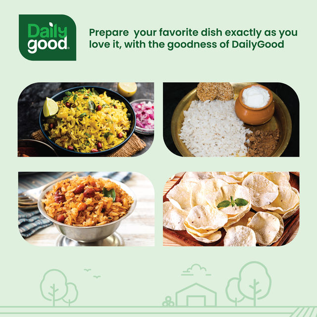 Daily Good Poha / Avalakki Medium(500gms) & Daily Good Raw Peanut / Singdana(500gms) Combo