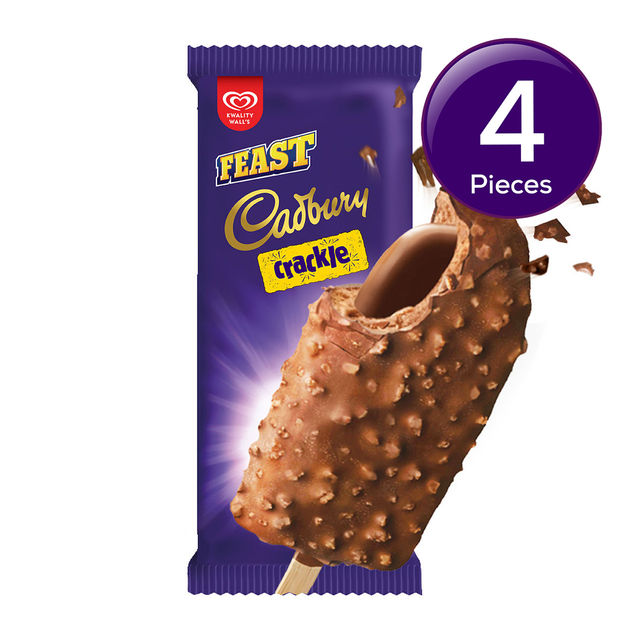 Kwality Wall's Feast Cadbury Crackle Stick 70 ml Combo