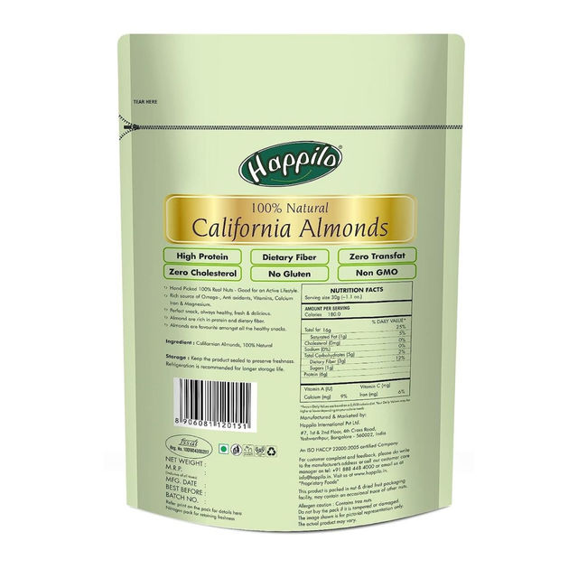 Happilo Premium Californian 100% Natural Almonds