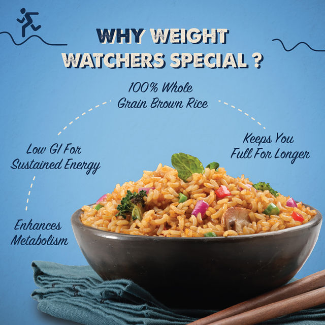 India Gate Weight Watchers Special Brown Rice 1 kg Combo