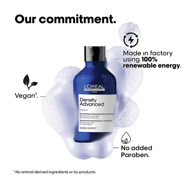 L’Oréal Professionnel Density Advanced Shampoo for Thinning Hair Visibly Increases Volume