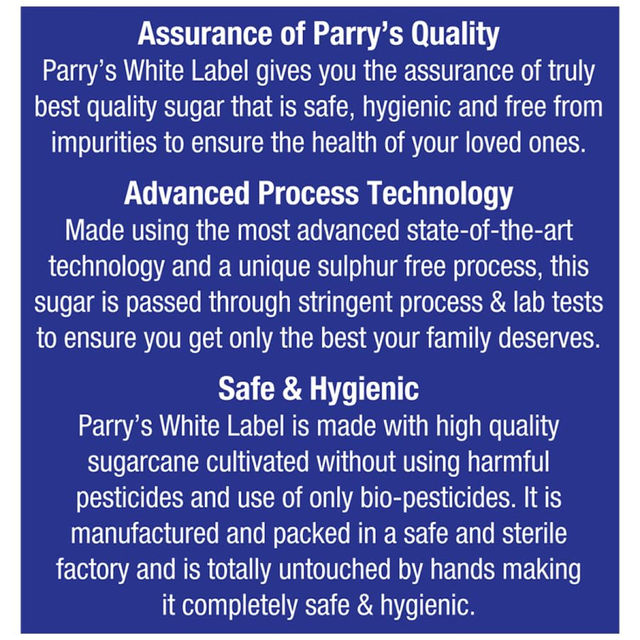 Parrys White Label Sugar 1 kg Combo