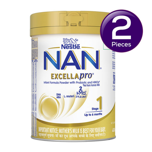 Nestle Nan EXCELLAPRO Stage 1 Infant Formula | 0 - 6 Months 400 g Combo