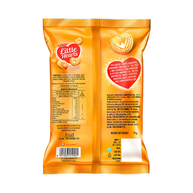 Britannia Little Hearts Classic Crunch Biscuits