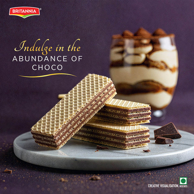 Britannia Treat Rich Crème Choco Flavoured Wafers 55 g Combo