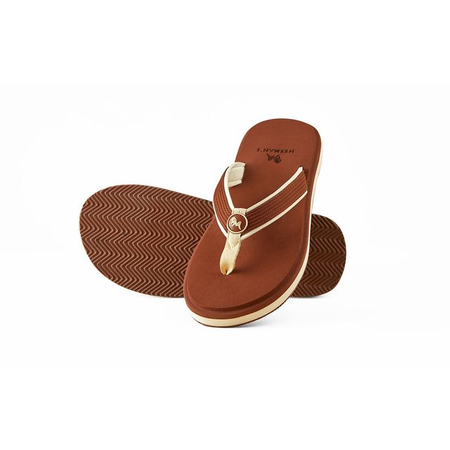 Neeman's Eco Fluffy Men's Rubber Flip Flops - UK 9 | Ultra Soft