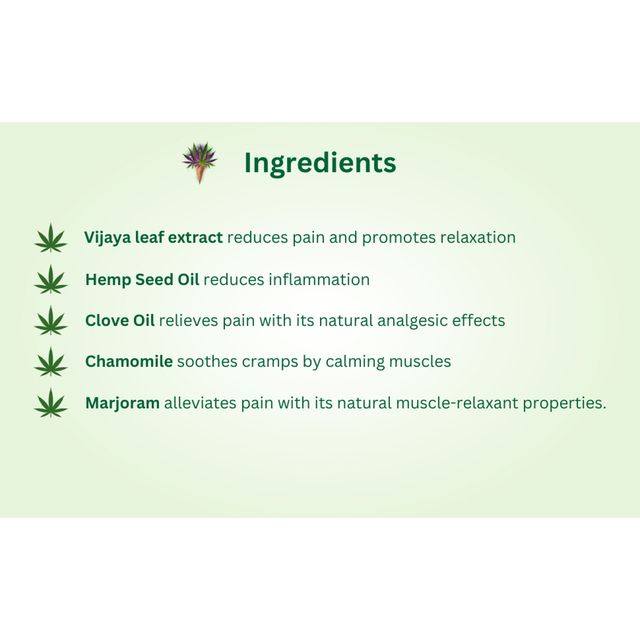 Hampa Hemp Intense Cramping Relief Roll - On