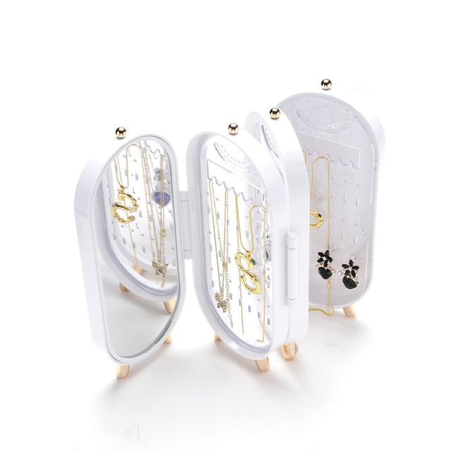 Scintillare By Sukkhi Acrylic Foldable Display Stand Dressing Table Jewelry Storage Box