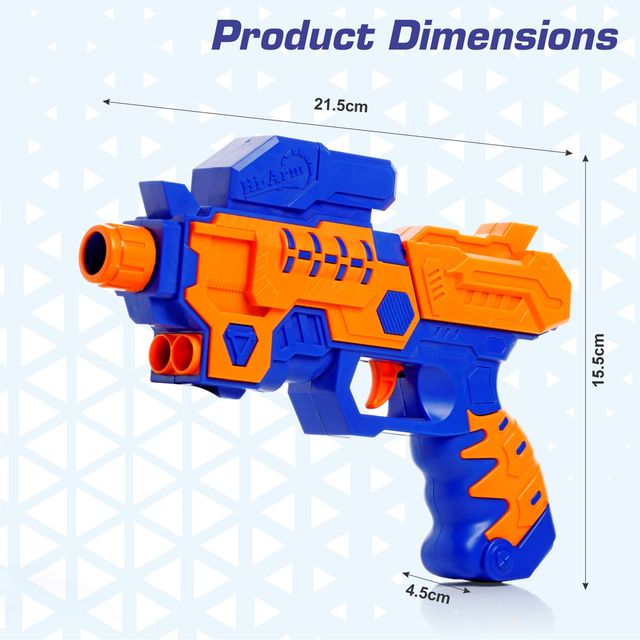 Aditi Toys Blaster Toy Gun With 10 Soft Foam Bullets, Toy Gun For Indoor & Outdoor Play 5+ Years