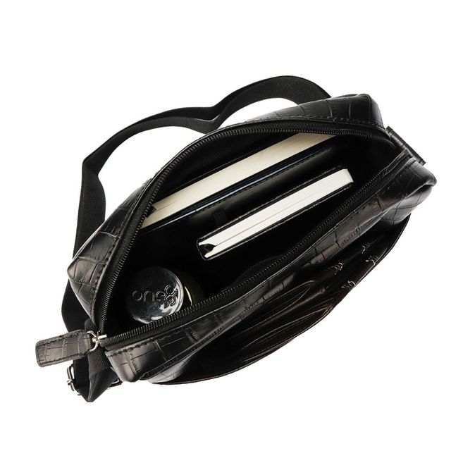 Buy Cross Men's Textured Vegan Leather 5 L Crossbody Bag | Black