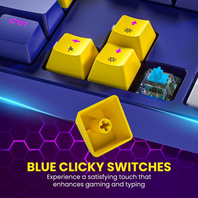Portronics K1 Keyboard Wired Mechanical Gaming Keyboard