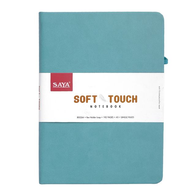 Saya Assorted Color Soft Touch Notebook | A5