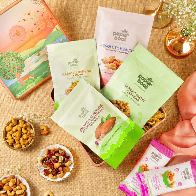 Paper Boat Dry Fruits Gift Box - Gift Hamper