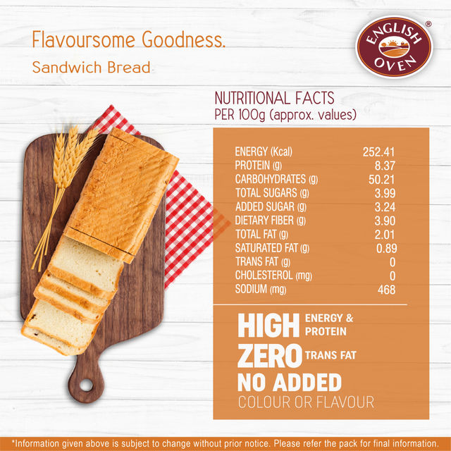 English Oven Sandwich White Bread(1pc) & Coriander Leaves(1pc) Combo 