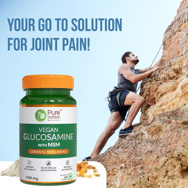 Pure Nutrition VEGan Glucosamine Msm With Boswellia - 60 VEG Tablets