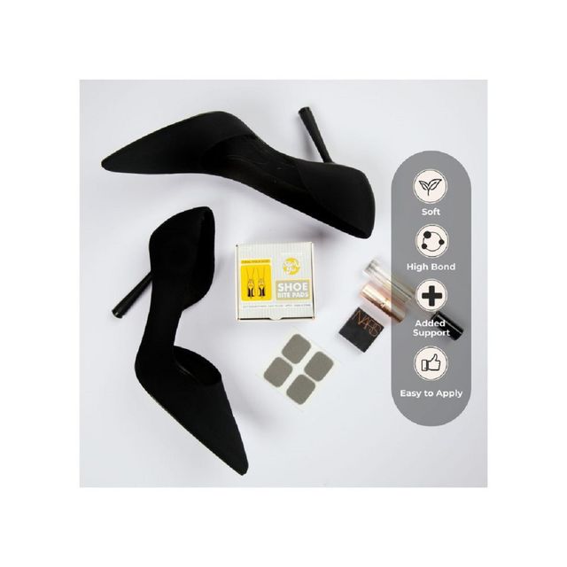 Slickfix Shoe Bite Protector Pads Self-Adhesive Back Heel For Protectors Accessories For Men & Women  4Pcs