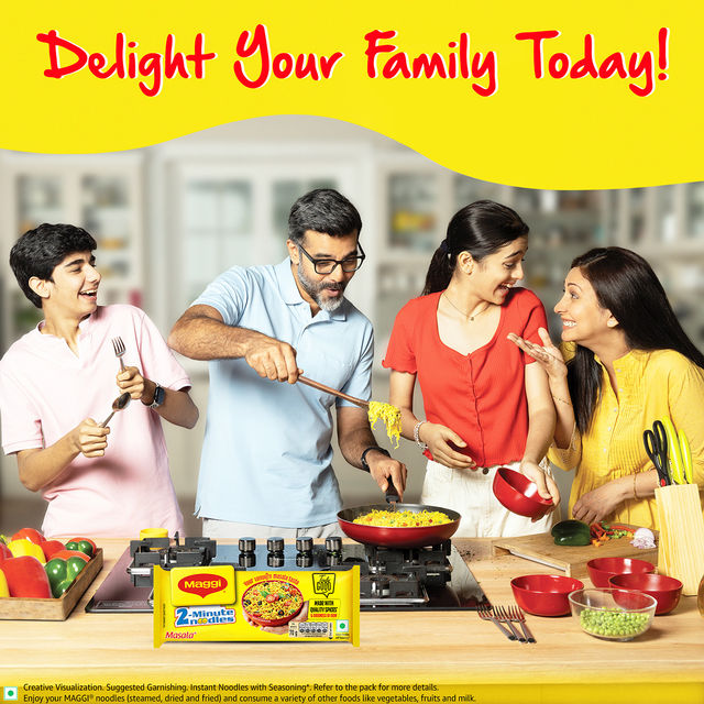 Pepsi Soft Drink(750ml) & Maggi 2- Minute Instant Masala Noodles(280gms) Combo