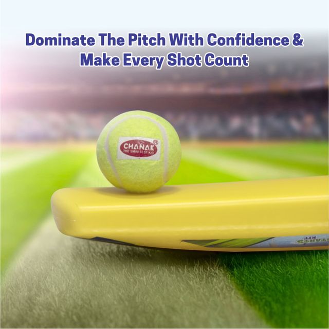 Aditi Toys Plastic Cricket Set For Kids With 1 Cricket Bat, 1 Tennis Ball, Cricket Kit For Kids 3+