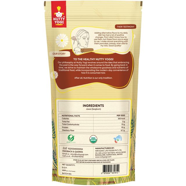 Nutty Yogi Sorghum Flour