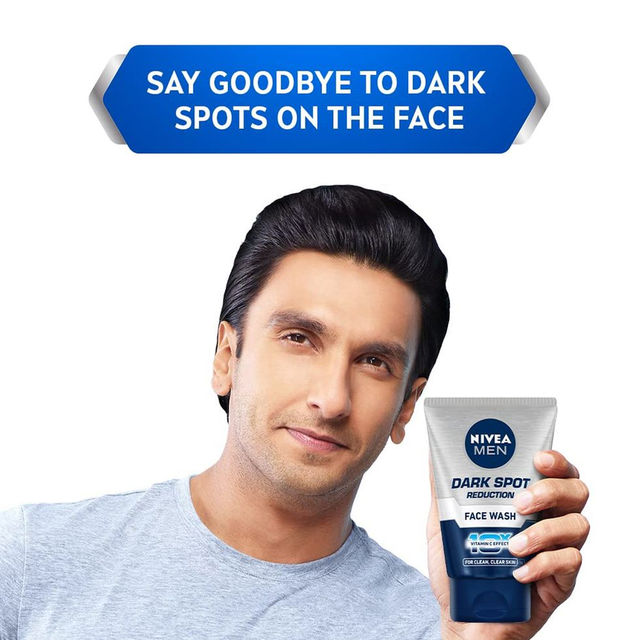 Nivea Men Dark Spot Reduction Face Wash -  10 X Vitamin C Effect 100 g Combo