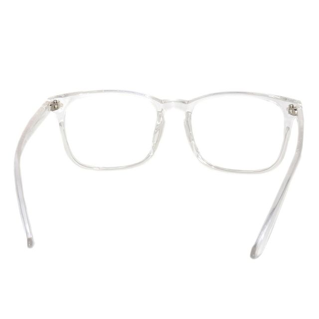 Peter Jones Unisex Acetate Eyeglass Frame | Transparent - Free Size
