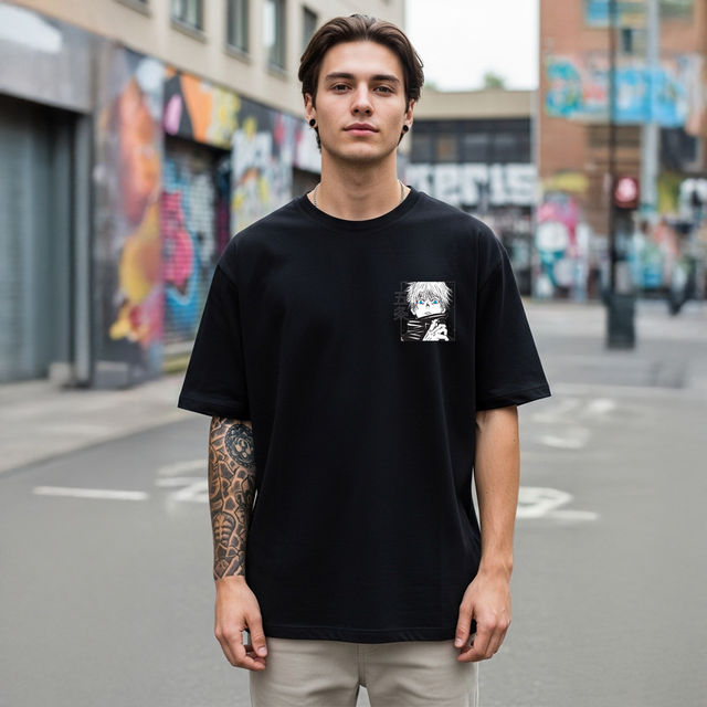 Buy BENNY BROOKS Men's Round Neck half sleeve Oversized T-shirt