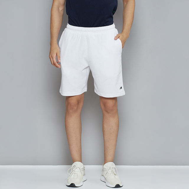 Buy Alcis Men's Waffle Shorts | White | XL Online - Price @ ₹356