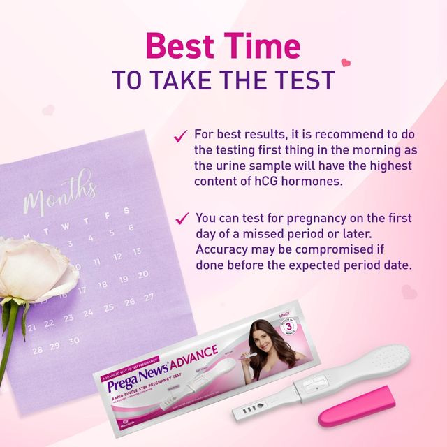 Prega News Advance Rapid Single Step Pregnancy Test
