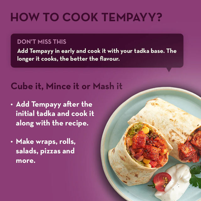 Hello Tempayy 36g Protein Tempeh Cubes | Peri Peri - Low Fat & High Fibre